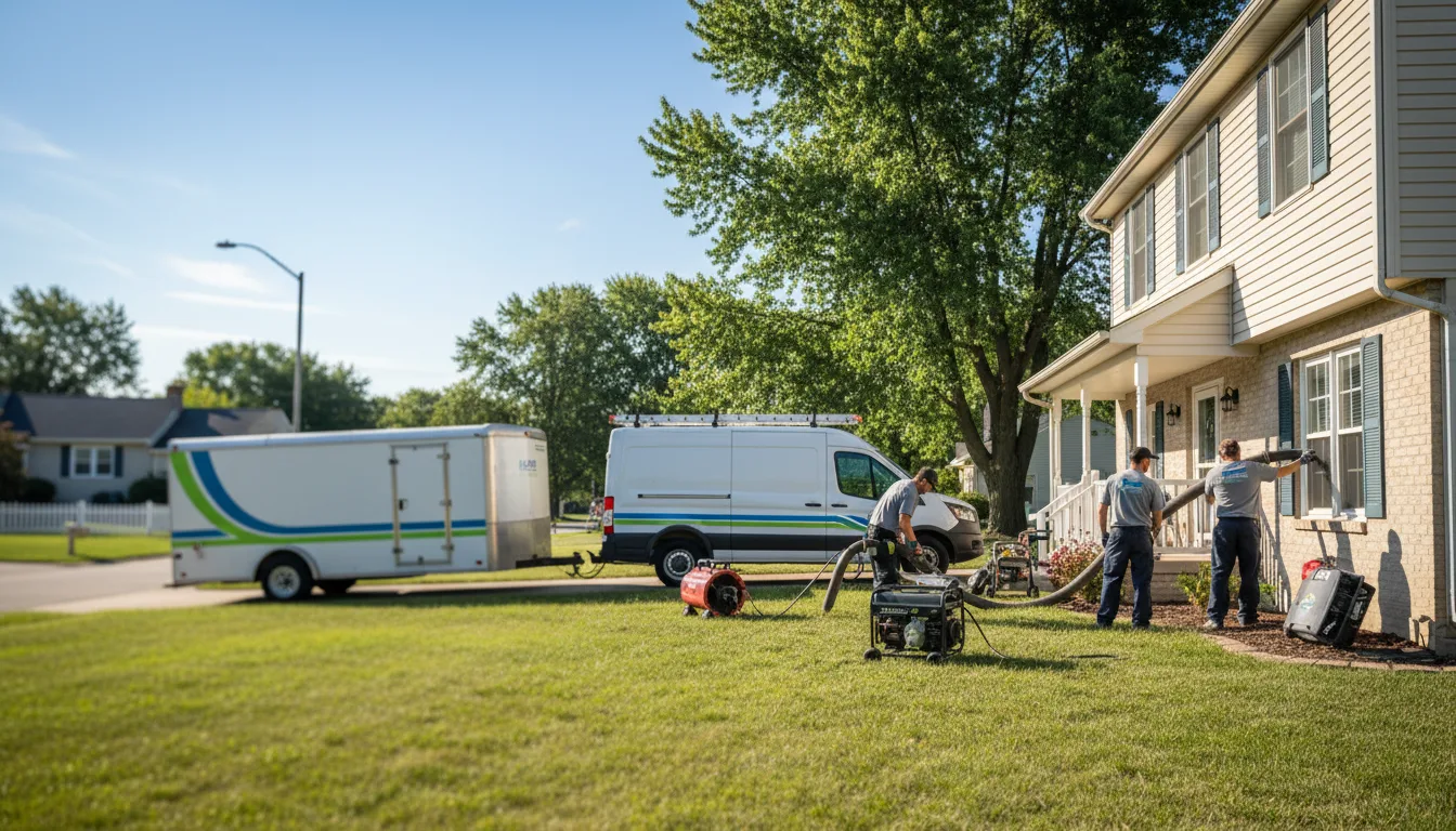 Flooded Basement Restoration And Cleanup With Repair in Cushing, WI near me